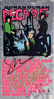 Decade VHS signed : front