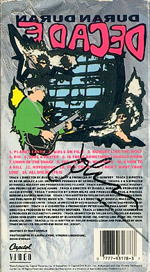 Decade VHS signed : back